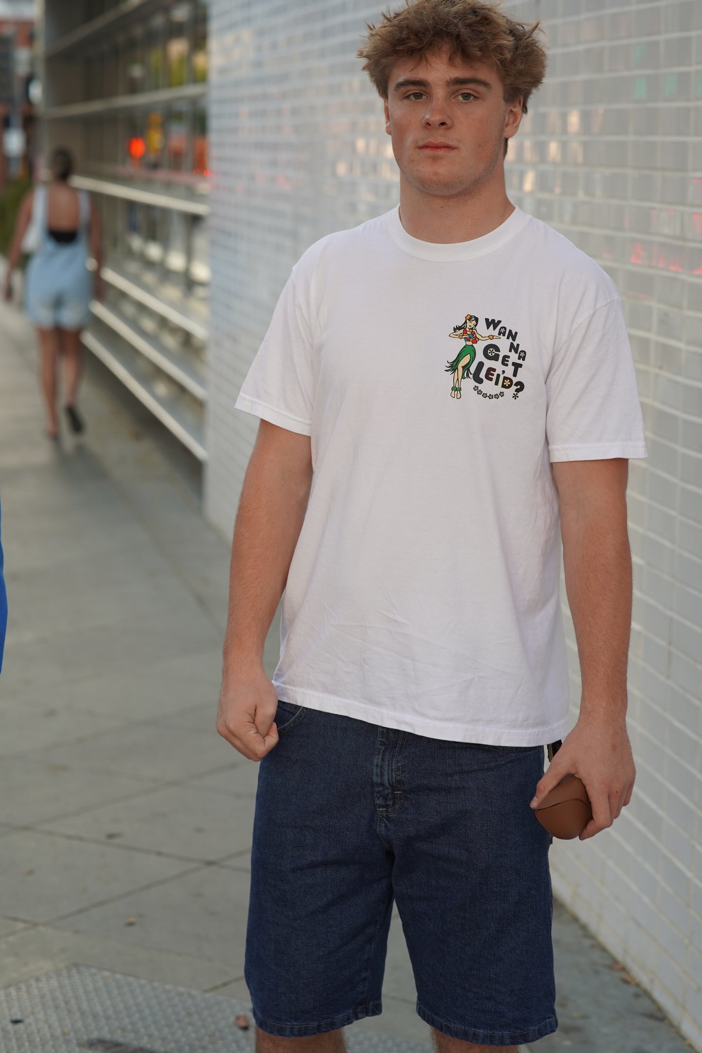 Get Lei'd Tee White